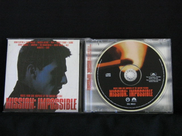 Mission: Impossible. Film Soundtrack. Compact Disc. 1996. Made In Australia. - Image 1 of 1