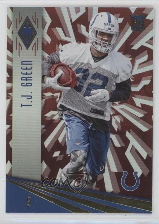 2016 Panini Phoenix Rookies Red TJ Green #179 Rookie RC - Image 1 of 2