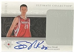 2006 Upper Deck Ultimate Collection #222 Steve Novak RC Auto Rockets /350 - Picture 1 of 2
