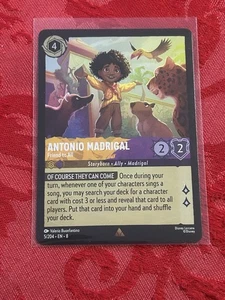 FOIL Lorcana Reign of Jafar - Antonio Madrigal - Friend to All - 57/204 - R FOIL - Imagen 1 de 7