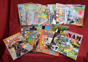 LOT OF 34 COMICS  * SWAMP THING * LEGION OF SUPER HEROES * AND MORE - Picture 1 of 13