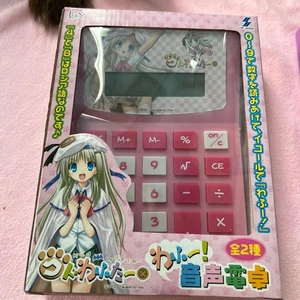 Little Busters Noumi Kudryavka Kud Wafter Taschenrechner rosa gebraucht - Bild 1 von 4