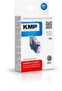 KMP Tintenkartusche für Canon PIXMA MG8150 , C86, grey Grau - Afbeelding 1 van 1