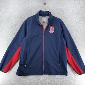 Boston Red Sox Softshell Jacket Mens L/XL MLB Baseball Full Zip GIII Sports - Picture 1 of 6