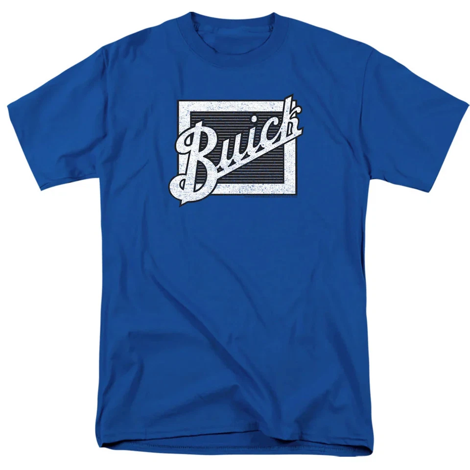 Buick Distressed Emblem Mens T Shirt Royal Officially Licensed - Image 1 of 1