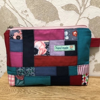 Patchwork Tasche Neu Selbstgenäht Gr 23-16-6 - Bild 1 von 4