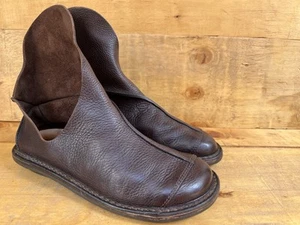 Trippen Leather Women's Brown Flat Shoes Size EU 38 / US 7 - Picture 1 of 17