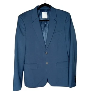SANDRO Paris Steel Blue Single-Breasted Blazer - 50 (Read Description) - Picture 1 of 8