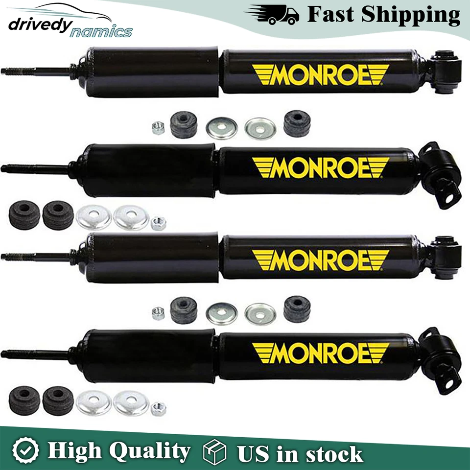 Kit completo de amortiguador Monroe delantero y trasero 5892/5939 para Chevy Corvette 1990-1996 Foto 1 de 4