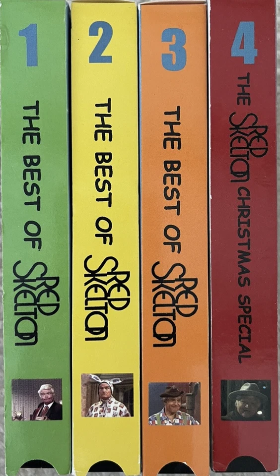 The Best of Red Skelton Vol 1-4 VHS Tapes Set - Image 1 of 4