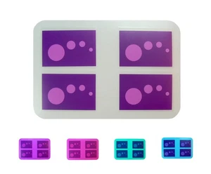 Foto Tischset Platzset für 4 Fotos abwaschbar Kunststoff Fotohalter Fototaschen - Bild 1 von 5