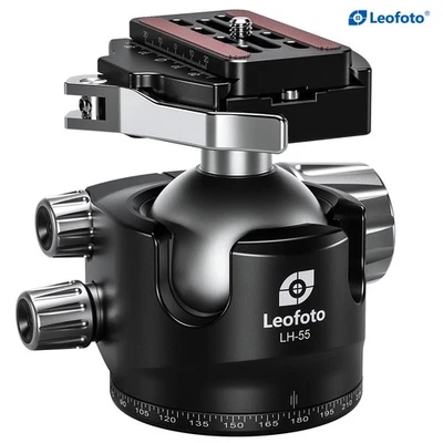 OPEN Leofoto LH-55LR Ball Head with LR-70 CLAMP Quick Release Plate - Image 1 of 4