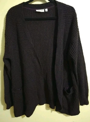 RD стиль Montoya открытый длинным рукавом кардиган темно фиолетовый 2XL - Изображение 1 из 3