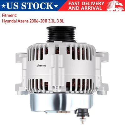 Genuine Alternator 130Amp For 2006-2011 Hyundai Azera V6 3.3L 3.8L 37300-3C120 Foto 1 de 4