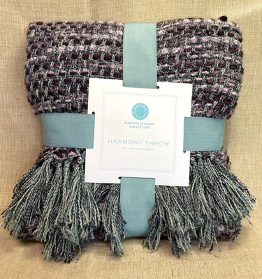 Manta Acrílica Colección MARTHA STEWART Harmony Throw 50x60 Flecos Tejidos Foto 1 de 4