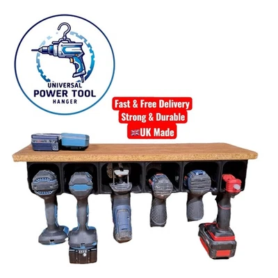 Universal Cordless Drill Driver Holder Mount Milwaukee, Makita, DeWalt, Ryobi - Image 1 of 4