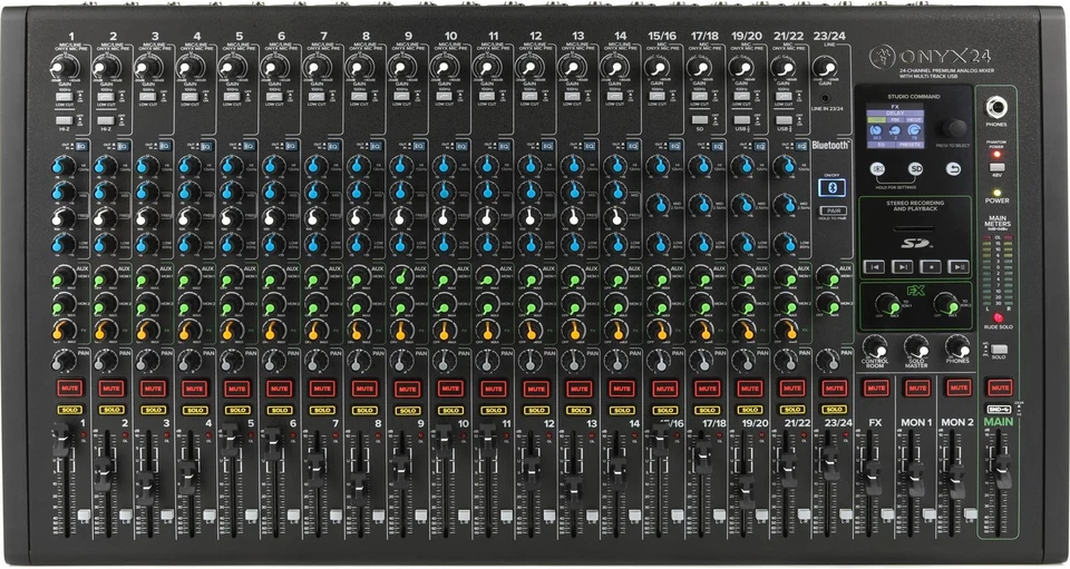 Mackie Onyx24 24-channel Analog Mixer with Multi-track USB - Image 1 of 1