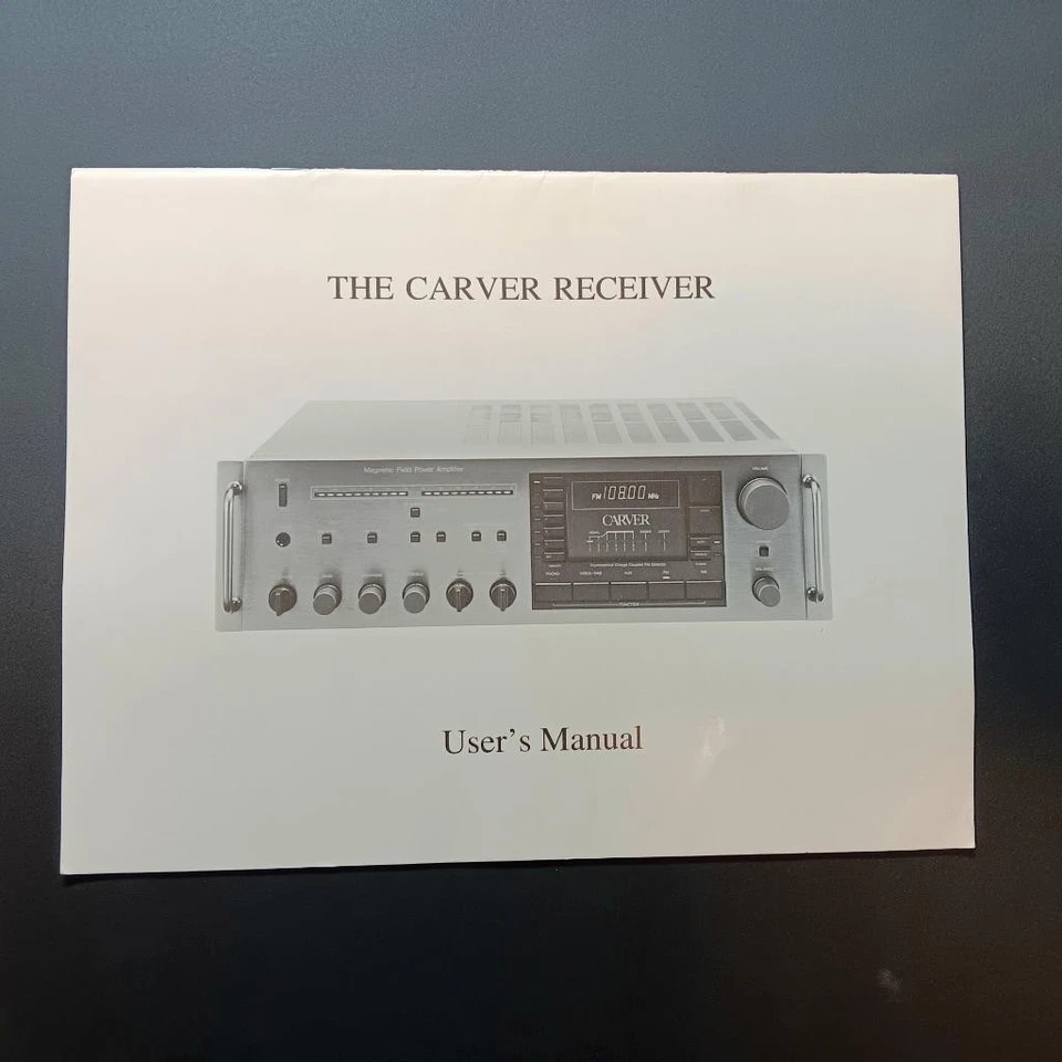 The Carver Receptor MXR-130 AM/FM Estéreo Manual de Usuario 1980 Foto 1 de 1