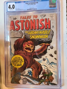 TALES TO ASTONISH # 24 MARVEL 1961 CGC 4.0 JACK KIRBY - Picture 1 of 2