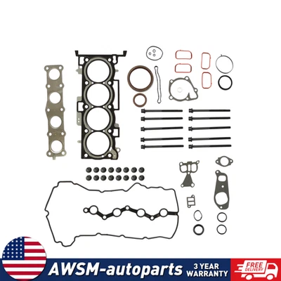 Head Gasket Set with Head Bolt Kits For 2010-15 Hyundai Sonata Kia Optima 2.4L - Image 1 of 4