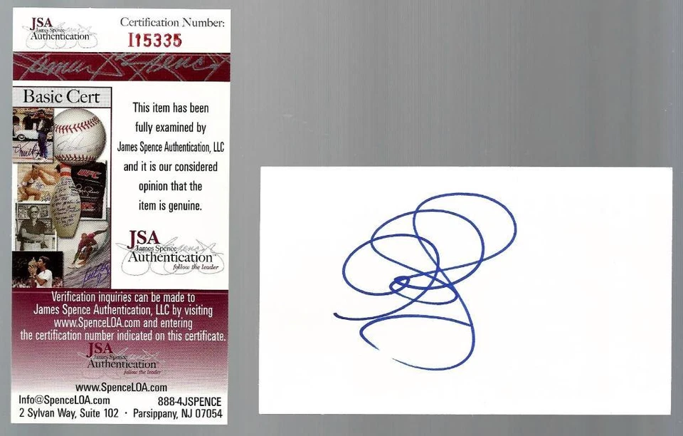 Baltimore Orioles All Star Adam Jones Signed Auto 3x5 Index Card JSA COA RARE F5 - Image 1 of 1