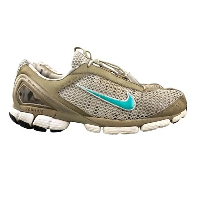 Tenis Nike para mujer talla 9 Zoom Air Dynamic tacón marrón malla con cordones 316039-231 Foto 1 de 4