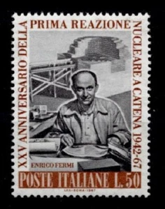 NP-Träger Physiker Enrico Fermi. 1W. Italien 1967 - Bild 1 von 1
