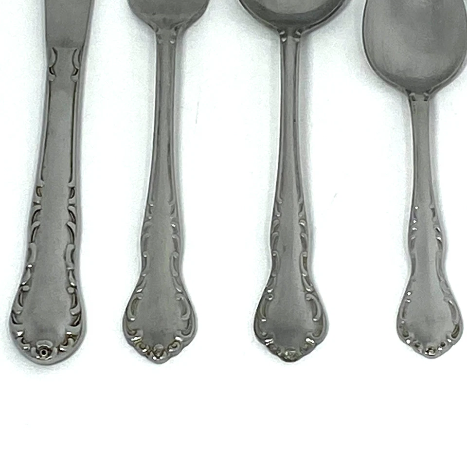 Queen's Court   Stainless Japan Glossy Floral Handle Pattern You Pick  - Image 1 of 2