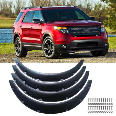 For Ford Explorer Sport Fender Flares Flexible Body Kit Wheel Arches 4.5" /115mm - Image 1 of 4