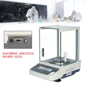 120 x 0.0001g 0.1mg Digital Electronic Analytical Balance Precision Lab Scale - Imagen 1 de 24