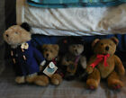 Lot of 4 Bears - Paddington Bear, 2 Boyds Bears and one other bear