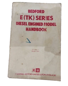 Bedford E TK Diesel truck - 1960-86 Owners service workshop manual 1376 - Picture 1 of 12