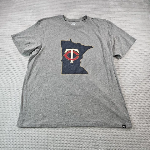 Minnesota Twins Tshirt Mens 2x 47 Brand Short Sleeve Crew Neck Cover