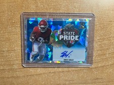 2023 Leaf Metal - Eric Gray - Silver Crystal State Pride Auto #'d 5/7