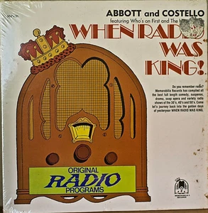 WHEN RADIO WAS KING: ABBOTT AND COSTELLO-VERSIEGELT1974LP feat. WER IST ZUERST EIN &... - Bild 1 von 1