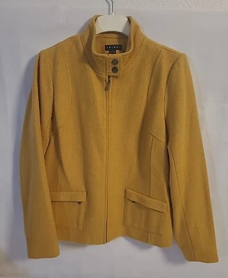 Tribal Womens Wool Blend Coat Lined Marigold Size 12 - Image 1 of 4
