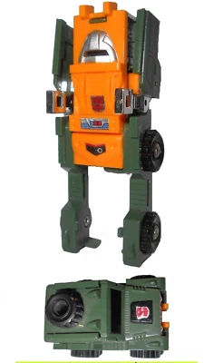 **** PRE RUB *** Transformers BRAWN 1984 vintage complete green army jeep hasbro - Image 1 of 4