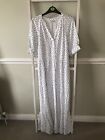 Black And White Tiered Long Maxi Dress Size 14- Papaya