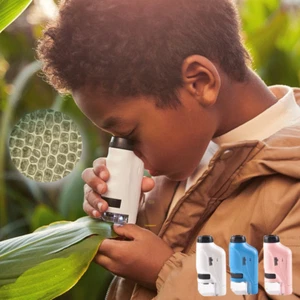 Handheld Microscope Lab LED Light Home School Biological Science Educational Toy - Picture 1 of 7