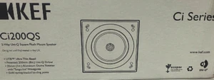 KEF CI200QS Altoparlante architettonico quadrato da parete a soffitto (singolo) - Foto 1 di 1