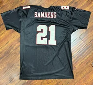 Vtg Mitchell & Ness Atlanta Falcons Deion Sanders 21 Legacy Stitched Jersey 56 - Picture 1 of 10