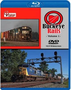Buckeye Rails Vol 1 BLURAY NEW CSX NS Norfolk Southern Midwest Toldeo Sub - Picture 1 of 1