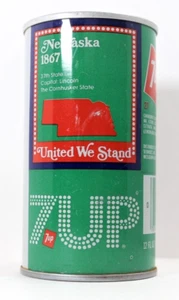 Lattina Acciaio Nebraska Bicentenario 7-Up 1976 - Foto 1 di 5