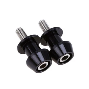 2x`Bobbins`Racingadapter`Ständeraufnahme`für`Motorrad`Montageständer`M8`Schwarz* - Bild 1 von 9
