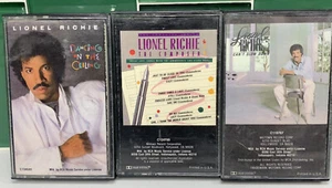 Lot Of 3 Lionel Richie Cassette tapes Can’t Slow Down, Dancing On The Ceiling - Picture 1 of 2