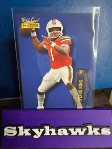 2022 D'Eriq King Wild Card Matte Rookie Blue SP - Picture 1 of 5