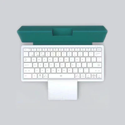 Bluetooth keyboard touchpad Supportable Rechargeable Portable for PC ipad Mac - Image 1 of 4