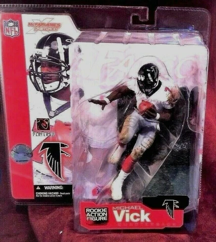 Atlanta Falcons Michael Vick Mcfarlane NFL Series 4 Rookie Figure Cover