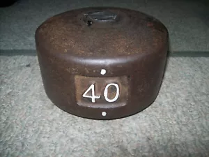 1/2 40 YORK BARBELL BLOB BodyBuilding TRAINING Fitness STRONGMAN Grip DUMBBELLS* - Picture 1 of 2