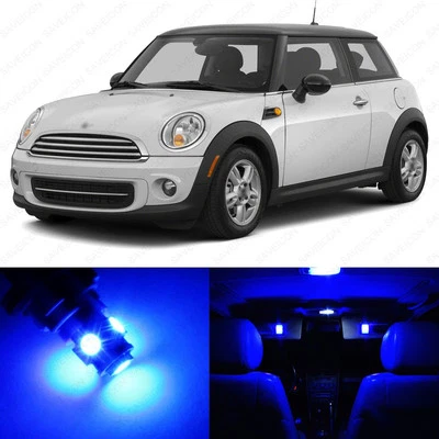 Paquete interior de 11 luces LED azules para Mini Cooper S R56 techo rígido 2006-2014 Foto 1 de 4